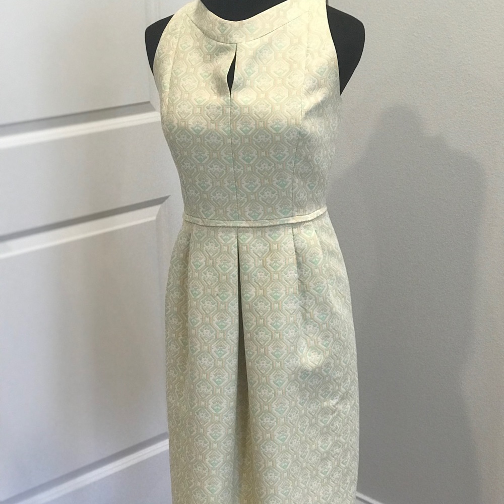 Tahari pleated dress